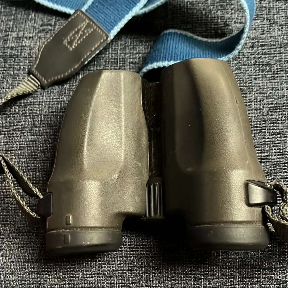 Swift Gray Binoculars with Blue Strap